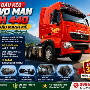 Xe Đầu Kéo HOWO MAN T7H 440 Cầu Dầu