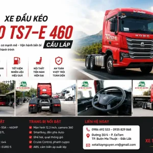 Xe Đầu Kéo HOWO TS7-E 460 xetaitaynguyen