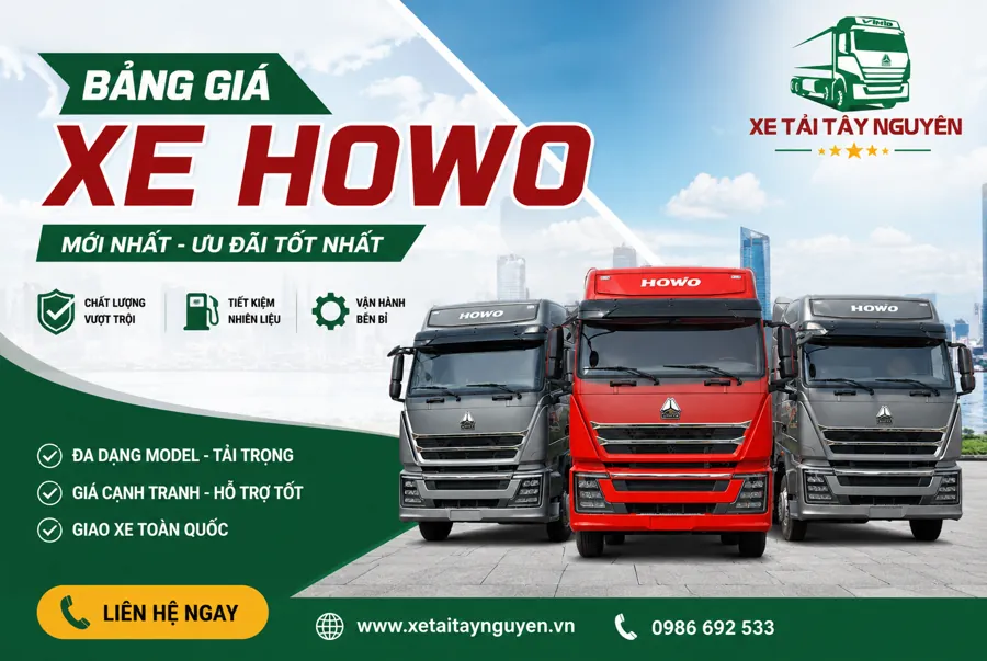 Giá Xe Howo Đắk Lắk
